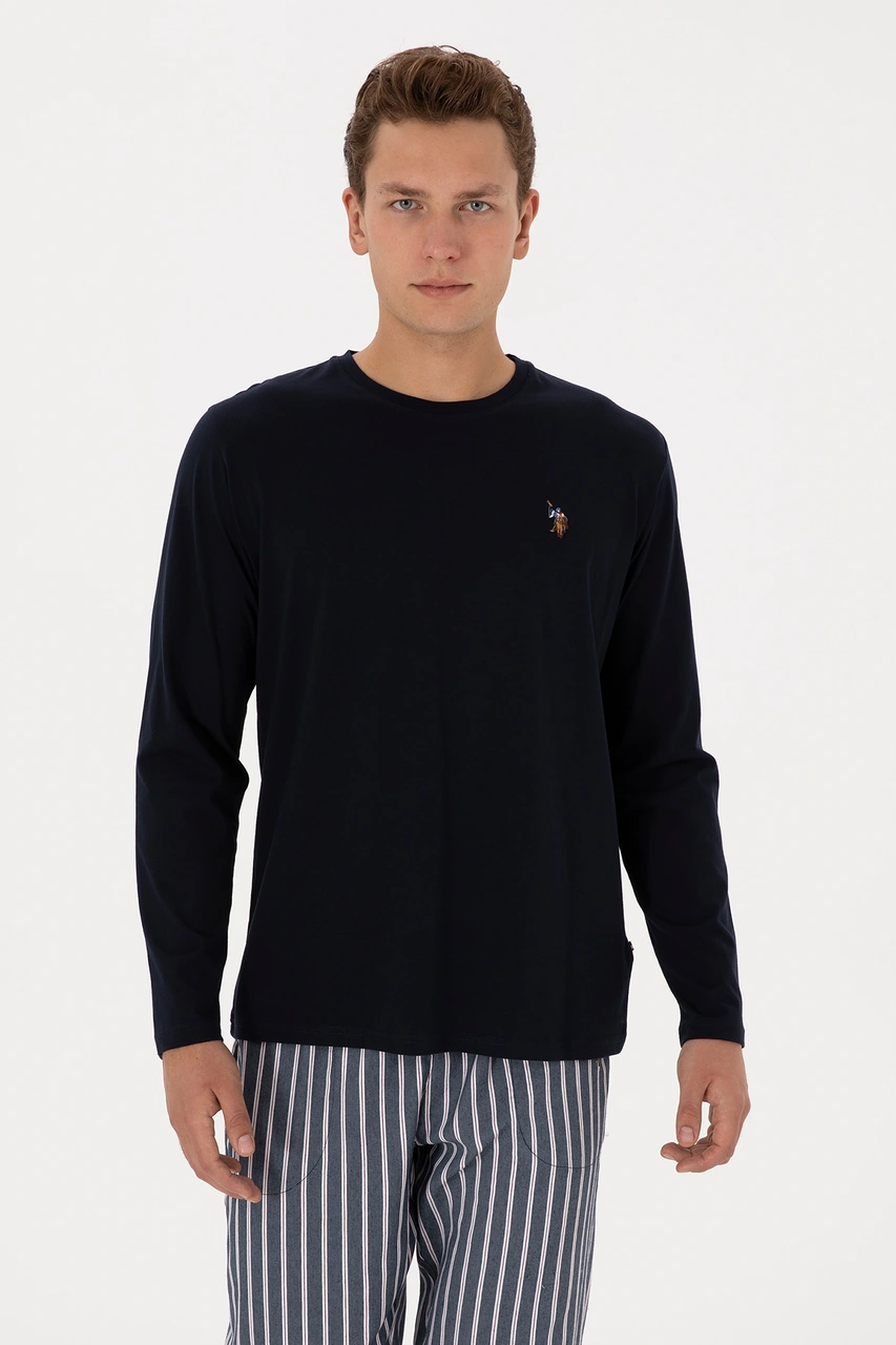 U.s. Polo Assn. Erkek Lacivert Pijama Takım 50318610-vr033 Lacivert