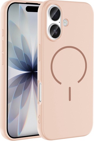 Apple Apple iPhone 17 İçin Uyumlu M-safe Özellikli Soft Renkli Elde Kaymaz Silikon Kılıf