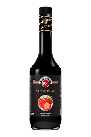 Çilek Aromalı Şurup - Şekerli 700 Ml