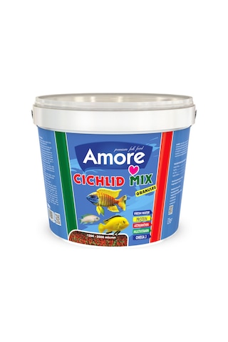 Discus Granül ve Cichlid Mix Granules Kova Akvaryum Balık Yemi