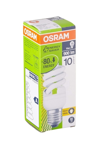 Osram Tasarruflu 15w 900 Lümen Sarı Işık E27 Duy Ampül