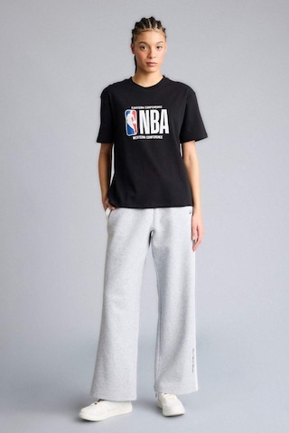 Defacto Nba Wordmark Relax Fıt Kısa Kollu Tişört G0717ax26spbk81 Siyah-bk81