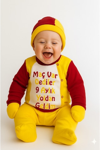 Balbeybi Yenidoğan Bebek Takımı 4'lü Set Hastane Çıkışı Bbk-tlm-gs-03-001 Kırmızı