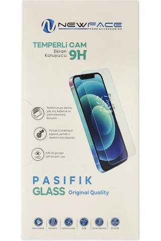 Cosmotex Newface Apple iPhone Uyumlu  16 Pro Pasifik Cam Ekran Koruyucu