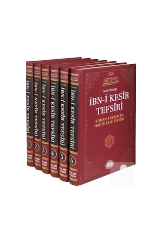 Muhtasar İbn-i Kesir Tefsiri (6 Cilt Takım Şamua Kağıt) Hadislerle Kur'an-ı Kerim Tefsiri - Arif Erkan - Sağlam Yayınevi