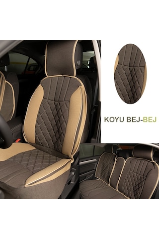 Elegance 5'Li Minder Koyu Bej-Bej / Klmny540