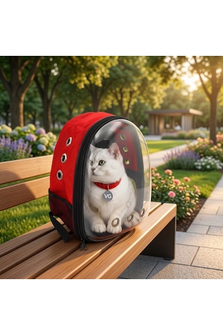 Vg Premium Astronot Kedi Taşıma Çantası Şeffaf Evcil Hayvan Taşıma Çantası Kedi Ve Küçük Irk Köpek