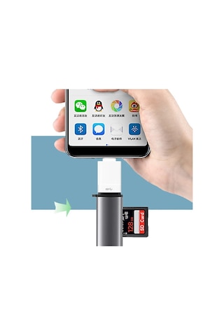 İphone Nk-03 Usb To Otg Sd Kart Okuyucu İphone 14-13-12 11- 5775