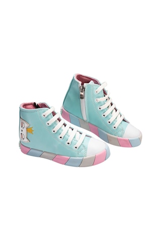 Casabony Kedi Prenses Mavi Kız Çocuk Sneakers-mavi Mavi