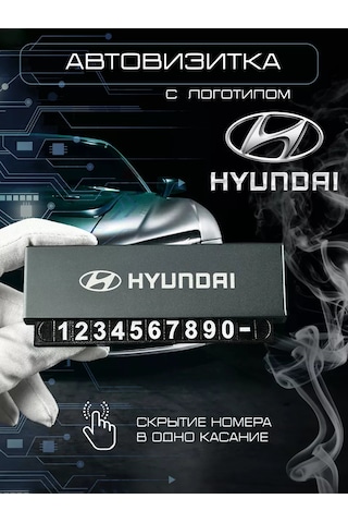 Hyundai Hyundai Araba İçin Numara Kartı 252965801