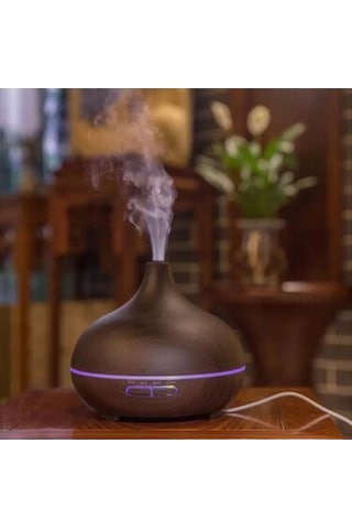 Mi7a Ultrasonik Hava Nemlendirici Uçucu Yağ Difüzör 550 Ml Kumandalı Buhar Makinası Ve Aroma Difüzörü