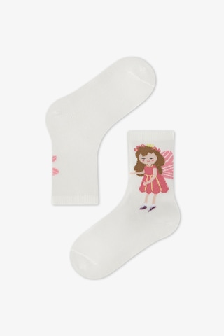 Penti Pembe Kız Çocuk Sleepy Fairy 2'li Soket Çorap