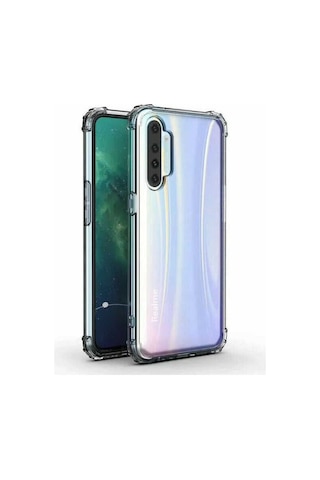Kilifone - Realme Xt Uyumlu Kılıf Şeffaf Koruyucu Nitro Anti Shock Silikon - Renksiz - T13317