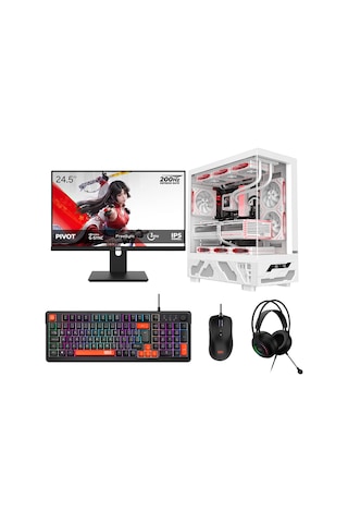 Dragos DRX9885 R5-7500X3D 16 GB 512 GB NVMe 16 GB RTX5060Ti 24.5" Free Dos Masaüstü Bilgisayar