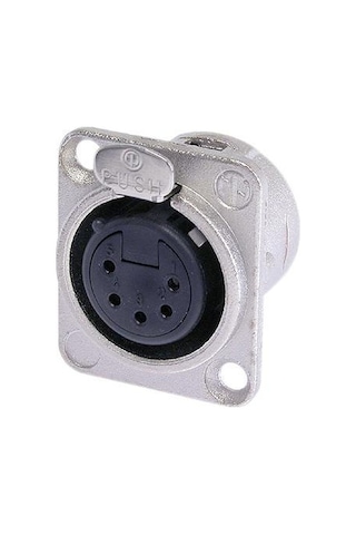 Neutrik Nc5Fd-L-1 Şasi Tipi Xlr Dişi Jack 5 Pin