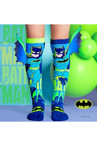 Madmia Batman Neon Çorap Çok Renkli