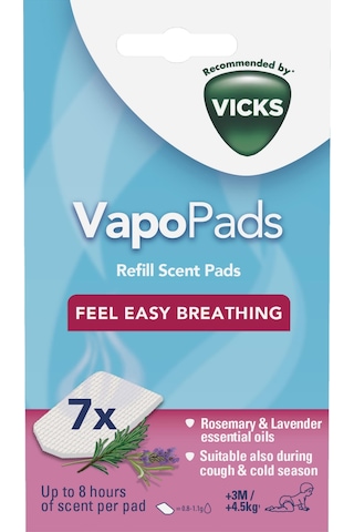 Vicks Vbr7 Vapopads Biberiye & Lavanta Aromalı Koku Tableti