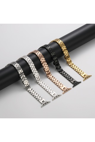 Watch Ultra 49mm Mkst Krd-150 Metal Kordon Strap Kayış - Starlight