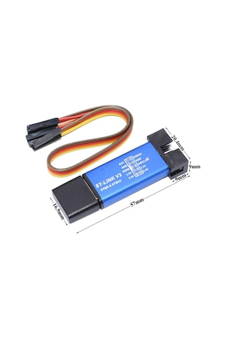 St-lınk V2 Mini -- Stlınk V2 Klon -- Metal Kutu -- Stm32 Arm Jtag Programlayıcı - St Link V2