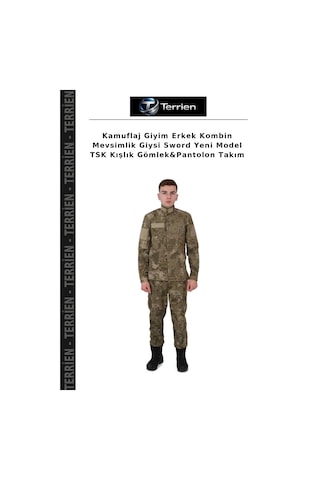 Kamuflaj Giyim Erkek Kombin Mevsimlik Giysi Sword Yeni Model Tsk Kışlık Gömlek&pantolon Takım Çok Renkli
