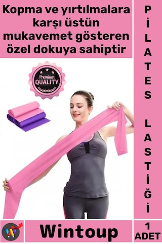 Pilatesbandı Lateks Egzersiz Lastiği Profesyonel Esnek Mukavemetli Kardiyo Ekipmanı Pilates Bandı Çok Renkli