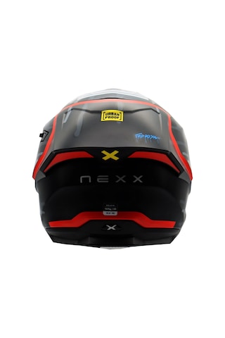 Nexx Y.100r Urbangram Mat Siyah-kırmızı Kask Mat Sıyah-kırmızı