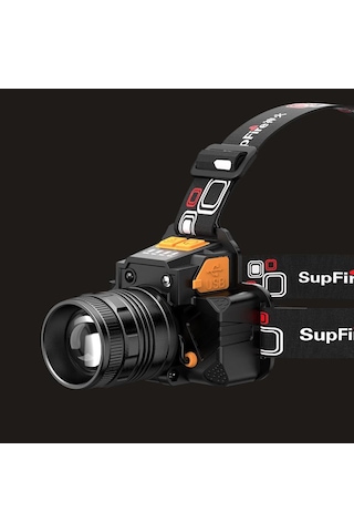 YCL 10 W 3 Modlu Şarjlı Powerbank Özellikli Kafa Lambası -YIS-205 Siyah