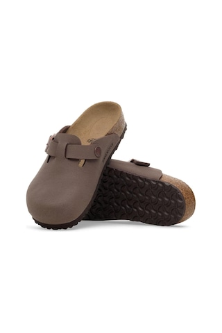 Birkenstock Boston Kıds Bf Nu Unisex Terlik Brk1030809 Kahverengi