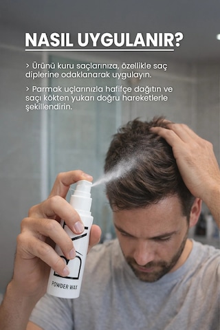 Batçı Hair Atelier Saç Şekillendirici Toz Pudra Wax 20 ML