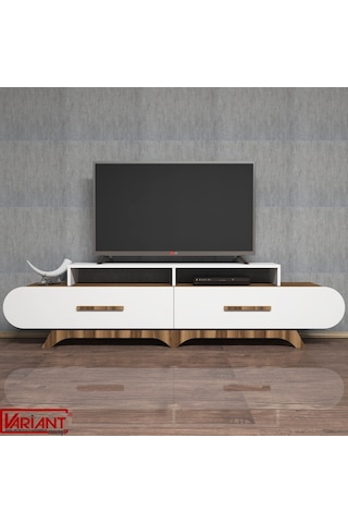 Variant Flora Tv Ünitesi Ceviz - Beyaz