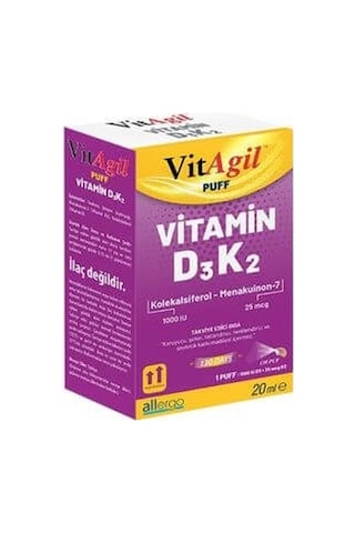 Allergo VitAgil D3 K2 Sprey 20 ML