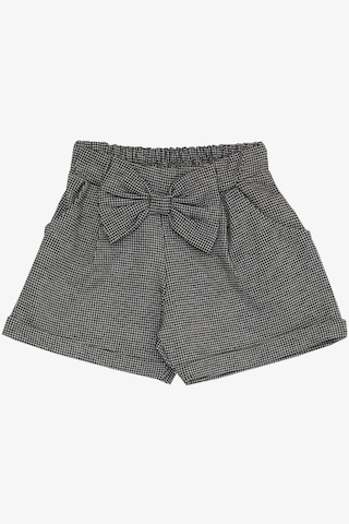 Breeze Kız Çocuk Şort Kazayağı Desenli Fiyonklu 1.5-5 Yaş, Siyah-siyah Siyah