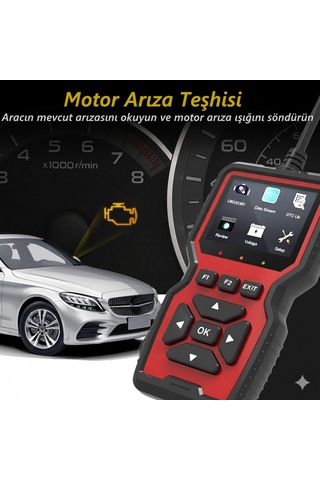 Neworg V519 Obdıı Araç Arıza Kodu Silme Okuma 1996 Sonrası Tüm Obd Iı Arabalarla Uyumlu Motor Arıza Kodu Silme 2026 Yeni Versiyon