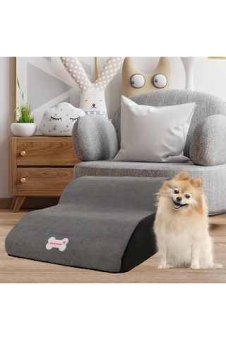 Homyl Küçük Köpekler İçin Köpek Merdivenleri Evcil Gri