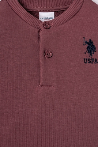 U.S. Polo Assn. Erkek Bebek Nakışlı Bordo Uzun Kol Pijama Takım Usb3169-c-v4 Usb3169-c-v4