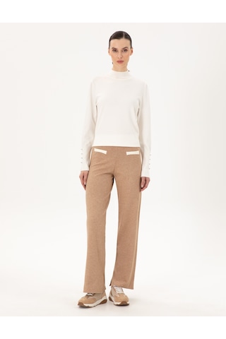 Pierre Cardin Kadın Bej Pantolon Triko 50291033-vr011 Bej
