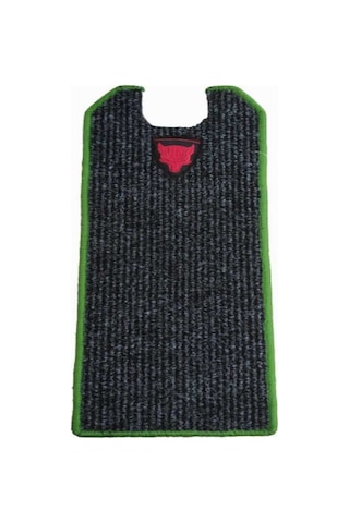 Elektrikli Scooter Aksesuar Koruyucu Paspas Onvo Rx-6 Rx-6 Rx6 Uyumlu Haki Kenar Kırmızı Kurt Amblemli Siyah