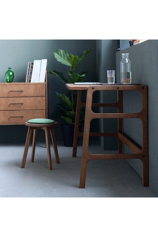 Woodesk Ceres Ahşap Çalışma Masası 125x60 Tik Renk Cpt4632-125 Teak