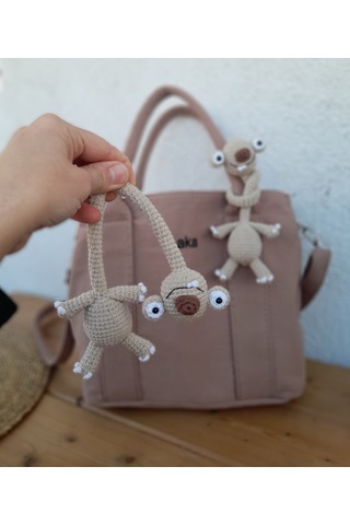 Renklivekreatif Amigurumi Uzun Boyunlu Sid 1adet Bej
