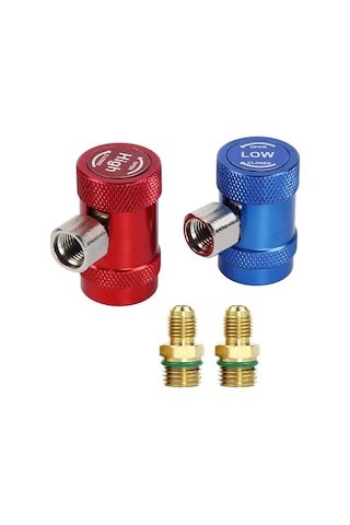 Sones Araba Ac R1234yf Klima Flor 90 Derece Hızlı Bağlantılar