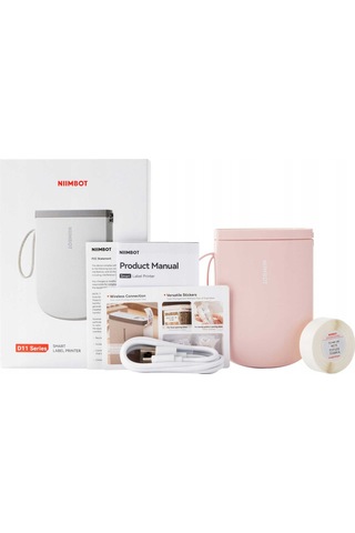 Nıımbot D11 H Bluetooth Taşınabilir Pembe Termal Etiket Yazıcı