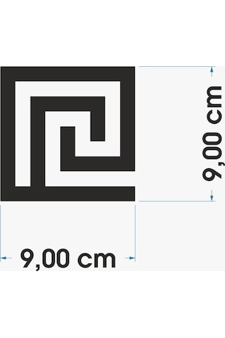 Dekor Süs Bordür Ayna Gold Altın 16 Pleksi Dekoratif Bordür