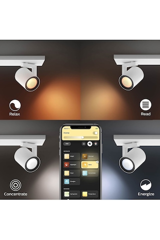 Philips Hue Argenta Tek Spot Lamba 1x4.2w Beyaz 929003808301
