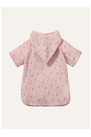 Sterntaler Emmi Girl Bebek Poncho 100% Pamuk, Figürlü, Cepli Ve Şapkalı Pembe