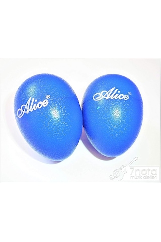 Alice A-041bl 1 Çift Yumurta Shaker Mavi