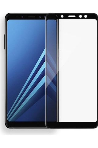 Samsung Uyumlu Galaxy A8 2018 Tam Kaplayan Temperli Ekran Koruyucu Cam (482666626)
