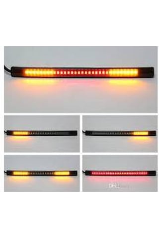 Motorsiklet Sinyal Stop Plaka Fren Lambası Esnek Şerit Led