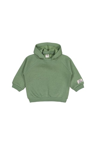 Civil Baby Keep Smiling Etiketli Basic 6-18 Ay Sweatshirt Asker Yeşili