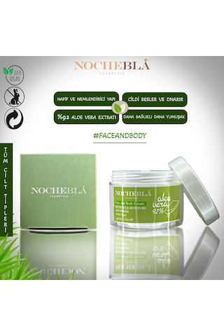 Nochebla Cosmetics Aloe Vera Özlü Nemlendiricili El ve Vücut Kremi 100 ML