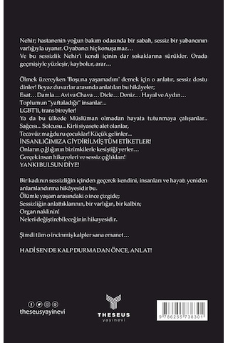 Kalp Durmadan Önce, Anlat - Ayşegül Bektaş Aksoy - Theseus Yayınevi